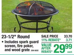 Menards 23-1/2 Round offer