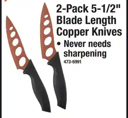 Menards 2-Pack 5-1/2 Blade Length Copper Knives offer