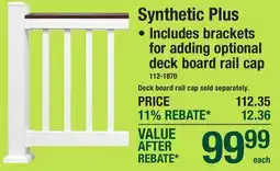 Menards Synthetic Plus offer
