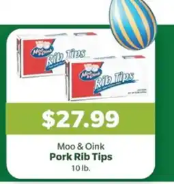 Living Fresh Market Moo & Oink Pork Rib Tips offer