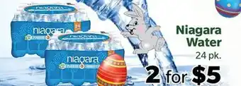 Living Fresh Market Niagara Water offer