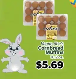 Living Fresh Market Vegan Abe's Cornbread Muffins offer