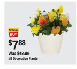 The Home Depot 8 Decorative Planter offer