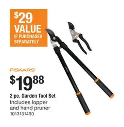 The Home Depot FISKARS 2 pc. Garden Tool Set offer