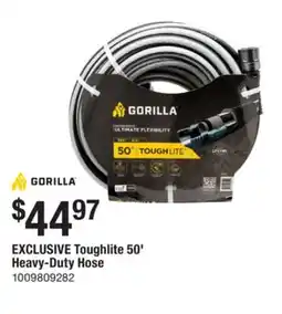 The Home Depot GORILLA Toughlite 50' Heavy-Duty Hose offer