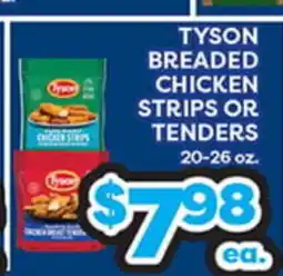 Torres Supermercado TYSON BREADED CHICKEN STRIPS OR TENDERS offer