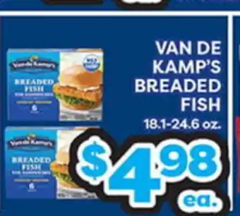 Torres Supermercado VAN DE KAMP'S BREADED FISH offer
