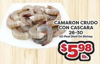 Torres Supermercado CAMARON CRUDO CON CASCARA offer