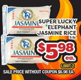 Torres Supermercado SUPER LUCKY ELEPHANT JASMINE RICE offer