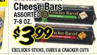 Western Beef Cracker Barrel Cheese Bars offer