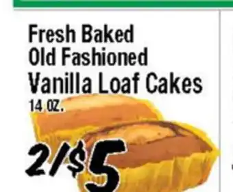 Western Beef Fresh Baked Old Fashioned Vanilla Loaf Cakes offer