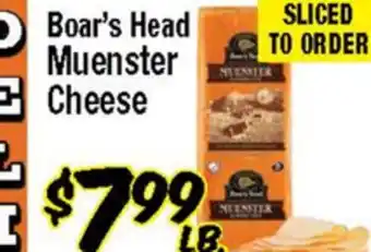 Western Beef Boar's Head Muenster Cheese offer