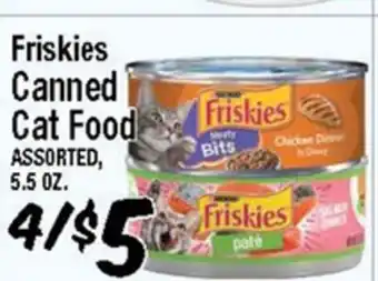 Western Beef Friskies Canned Cat Food offer