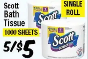 Western Beef Scott Bath Tissue offer
