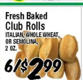 Western Beef Fresh Baked Club Rolls offer