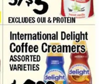 Western Beef International Delight Coffee Creamers offer