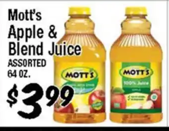 Western Beef Mott's Apple & Blend Juice offer