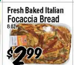 Western Beef Fresh Baked Italian Focaccia Bread offer