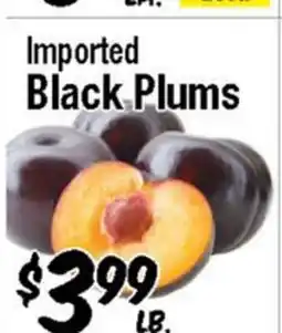 Western Beef Imported Black Plums offer