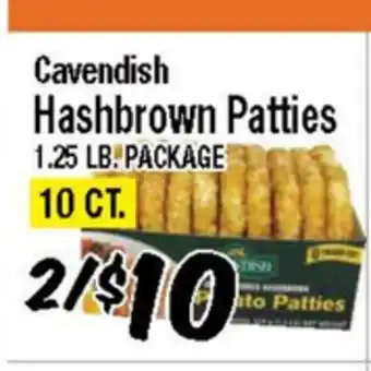 Western Beef Cavendish Hashbrown Patties offer
