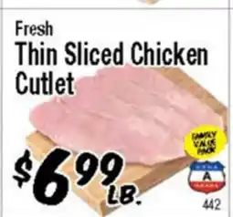 Western Beef Fresh Thin Sliced Chicken Cutlet offer