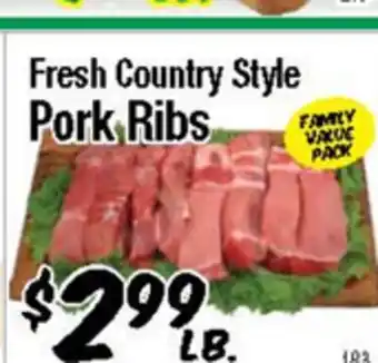 Western Beef Fresh Country Style Pork Ribs offer