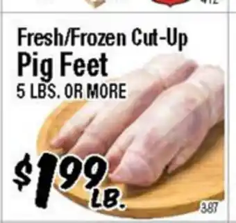 Western Beef Fresh/Frozen Cut-Up Pig Feet offer