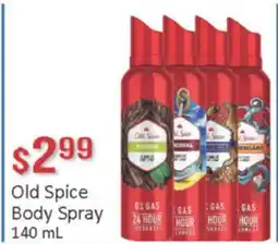 General Discount Old Spice Body Spray offer