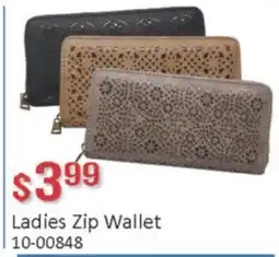 General Discount Ladies Zip Wallet offer