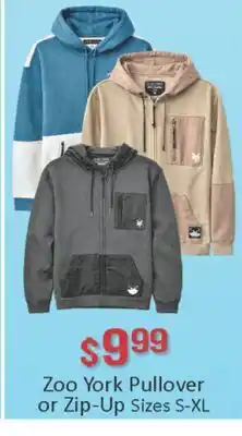 General Discount Zoo York Pullover or Zip-Up offer