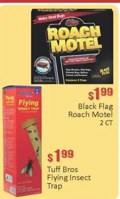 General Discount Black Flag Roach Motel 2 CT, Tuff Bros Flying Insect Trap offer