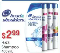 General Discount H&S Shampoo offer