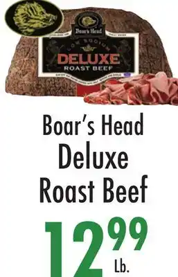 Garden Fresh Market Boar's Head Deluxe Roast Beef offer