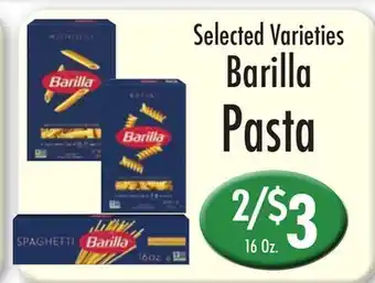 Garden Fresh Market Selected Varieties Barilla Pasta offer