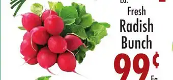 Garden Fresh Market Fresh Radish Bunch offer