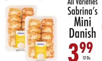Garden Fresh Market All Varieties Sabrina's Mini Danish offer
