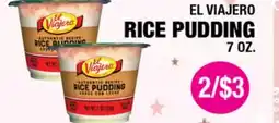 Carnicerias Jimenez EL VIAJERO RICE PUDDING offer