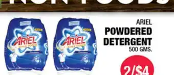 Carnicerias Jimenez ARIEL POWDERED DETERGENT offer