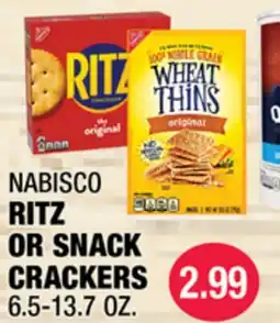 Carnicerias Jimenez NABISCO RITZ OR SNACK CRACKERS offer