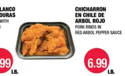Carnicerias Jimenez CHICHARRON EN CHILE DE ARBOL ROJO offer