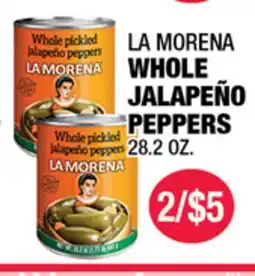 Carnicerias Jimenez LA MORENA WHOLE JALAPEÑO PEPPERS offer