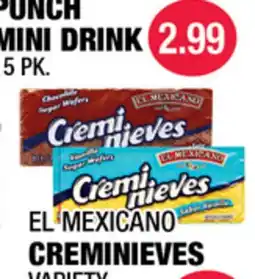 Carnicerias Jimenez EL MEXICANO CREMINIEVES VARIETY offer