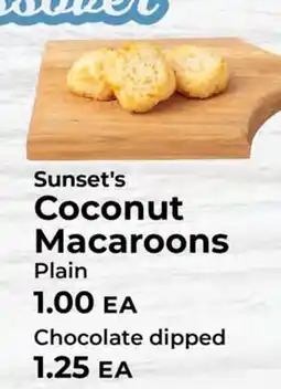 Sunset Foods Sunset's Coconut Macaroons offer
