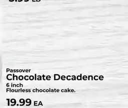 Sunset Foods Passover Chocolate Decadence offer