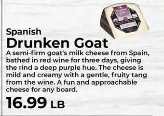 Sunset Foods Spanish Drunken Goat offer