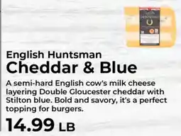 Sunset Foods English Huntsman Cheddar & Blue offer