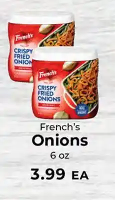 Sunset Foods French's Onions offer