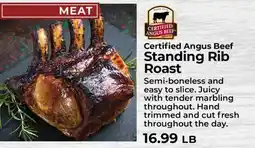 Sunset Foods Certified Angus Beef Standing Rib Roast offer