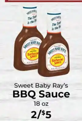 Sunset Foods Sweet Baby Ray's BBQ Sauce offer