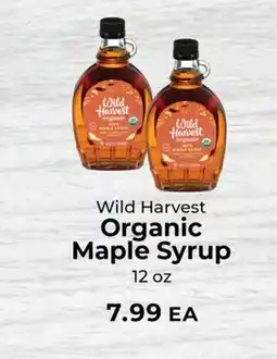 Sunset Foods Wild Harvest Organic Maple Syrup offer